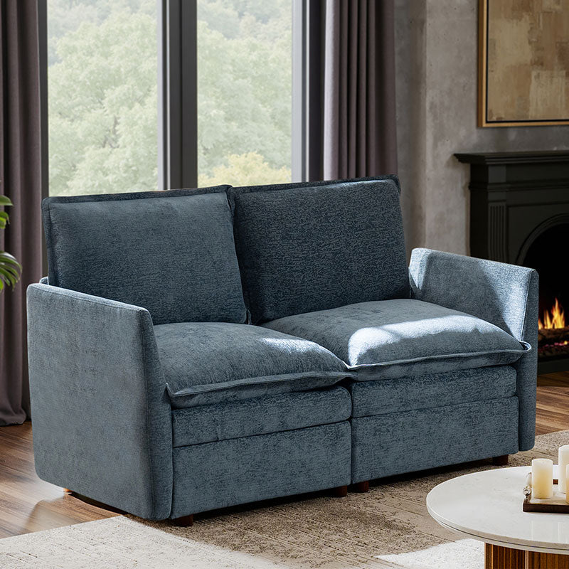 Victoria Oversized Modular Sectional Sofa with Hidden Storage and Removable Slipcovers