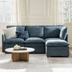 Victoria Oversized Modular Sectional Sofa with Hidden Storage and Removable Slipcovers