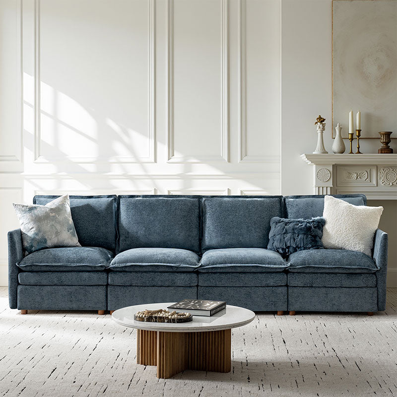 Victoria Oversized Modular Sectional Sofa with Hidden Storage and Removable Slipcovers
