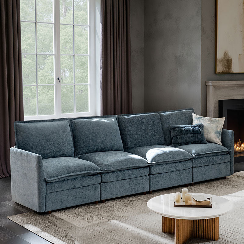 Victoria Oversized Modular Sectional Sofa with Hidden Storage and Removable Slipcovers