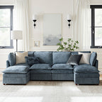Victoria Oversized Modular Sectional Sofa with Hidden Storage and Removable Slipcovers