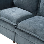 Victoria Oversized Modular Sectional Sofa with Hidden Storage and Removable Slipcovers