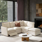 Victoria Oversized Modular Power Reclining Sectional Sofa with Hidden Storage