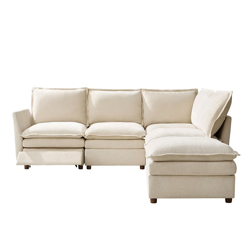 Victoria Oversized Modular Power Reclining Sectional Sofa with Hidden Storage