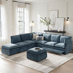 Victoria Oversized Modular Power Reclining Sectional Sofa with Hidden Storage