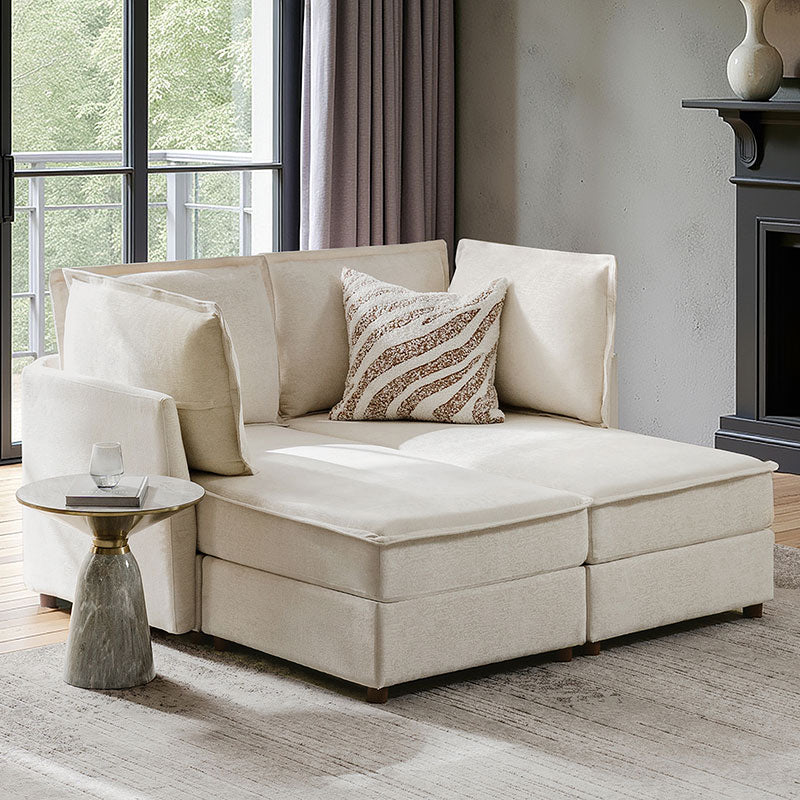 Diego Modern Modular 6-Seat Sectional Sofa with Chaise Lounge