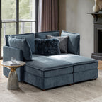 Diego Modern Modular 6-Seat Sectional Sofa with Chaise Lounge