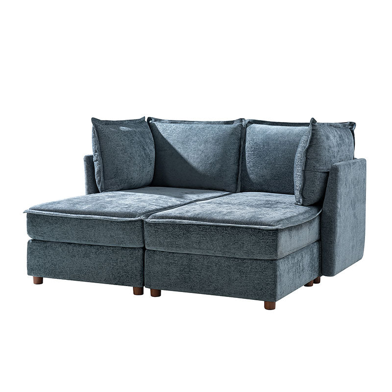 Diego Modern Modular 6-Seat Sectional Sofa with Chaise Lounge