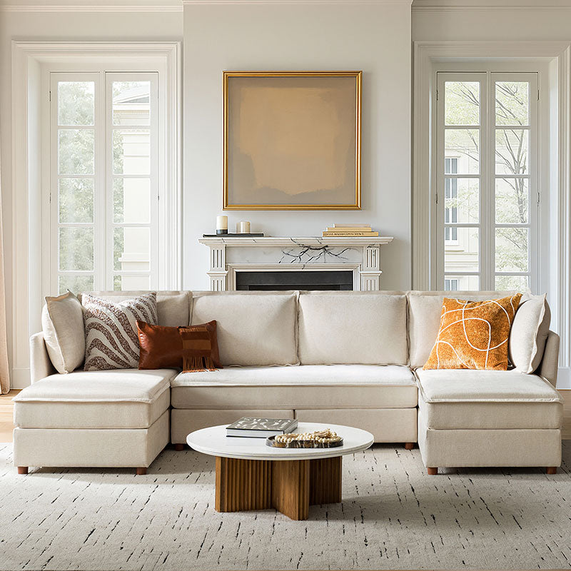 Diego Modern Modular 6-Seat Sectional Sofa with Chaise Lounge