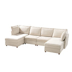 Diego Modern Modular 6-Seat Sectional Sofa with Chaise Lounge