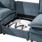 Diego Modern Modular 6-Seat Sectional Sofa with Chaise Lounge