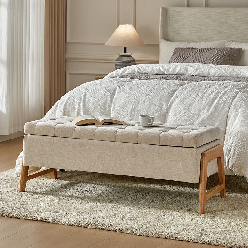 Salina Mid-century Modern Inspired Storage Bench