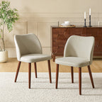 Diana Mid-Century Modern Upholstered Dining Chair,Set of 2