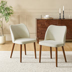 Diana Mid-Century Modern Upholstered Dining Chair,Set of 2