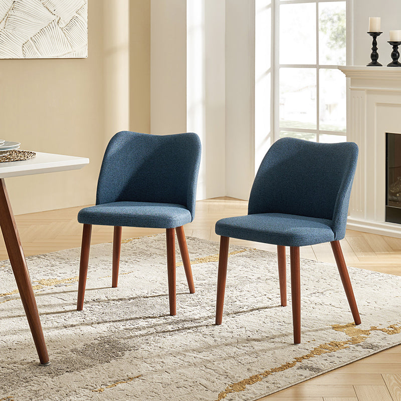Diana Mid-Century Modern Upholstered Dining Chair,Set of 2