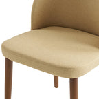 Diana Mid-Century Modern Upholstered Dining Chair,Set of 2