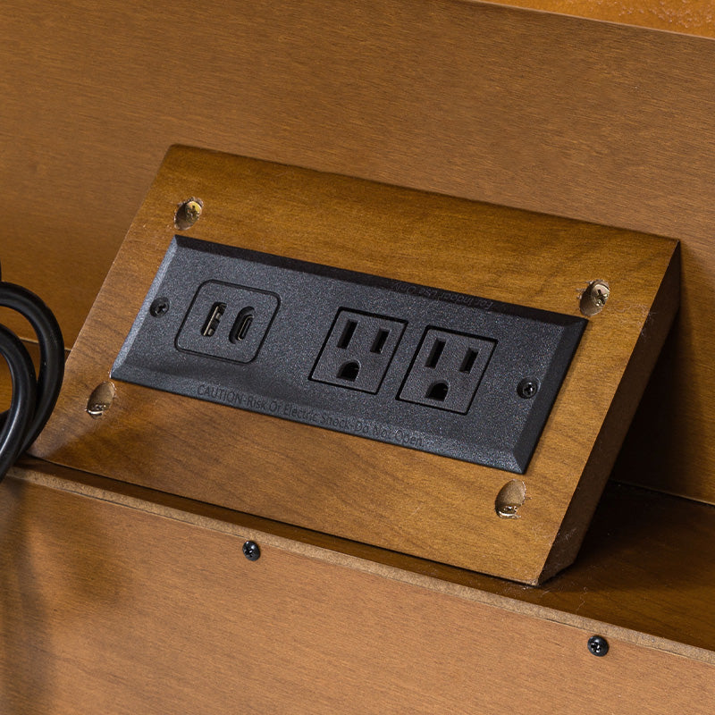 Josefa 3-Drawer Nightstand with Type-C and USB(Optional Types)