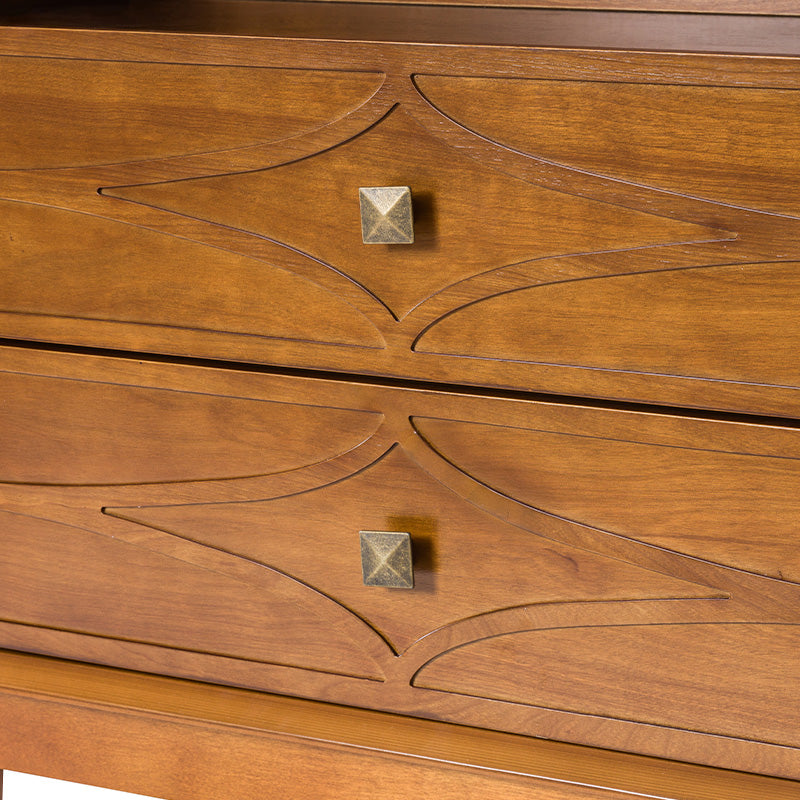 Josefa 3-Drawer Nightstand with Type-C and USB(Optional Types)