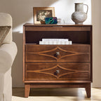 Josefa 3-Drawer Nightstand with Type-C and USB(Optional Types)