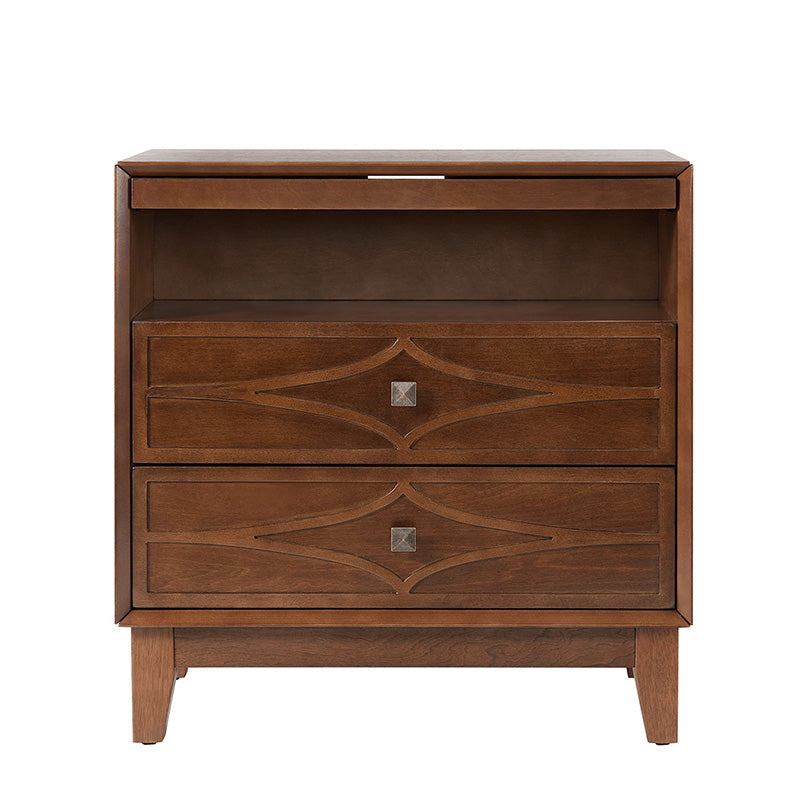Josefa 3-Drawer Nightstand with Type-C and USB(Optional Types)