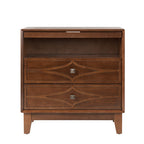 Josefa 3-Drawer Nightstand with Type-C and USB(Optional Types)