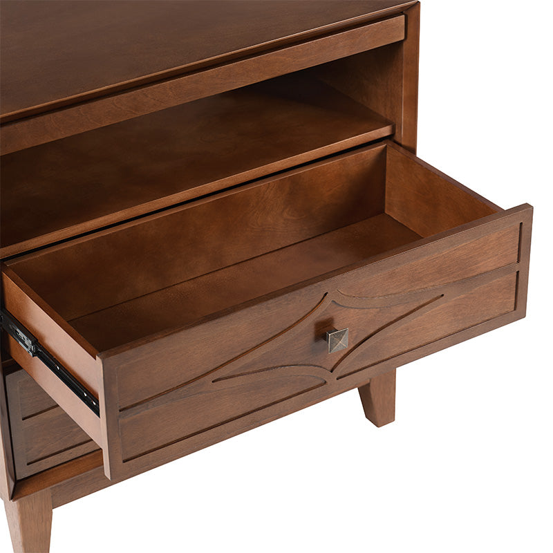 Josefa 3-Drawer Nightstand with Type-C and USB(Optional Types)