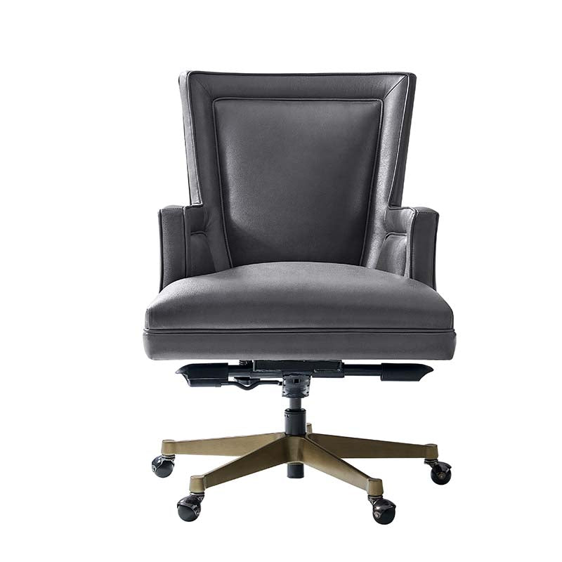 Adrian Genuine Leather Office Chair – Ergonomic, Adjustable, Modern Design