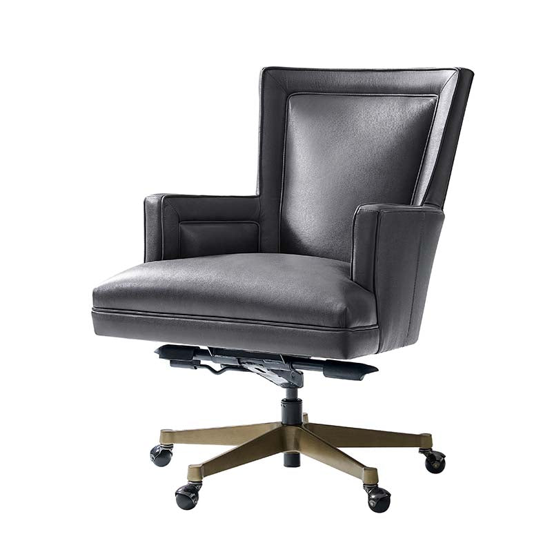 Adrian Genuine Leather Office Chair – Ergonomic, Adjustable, Modern Design