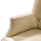 Adrian Hand-Rubbed Oil-Wax Leather Wingback Office Chair