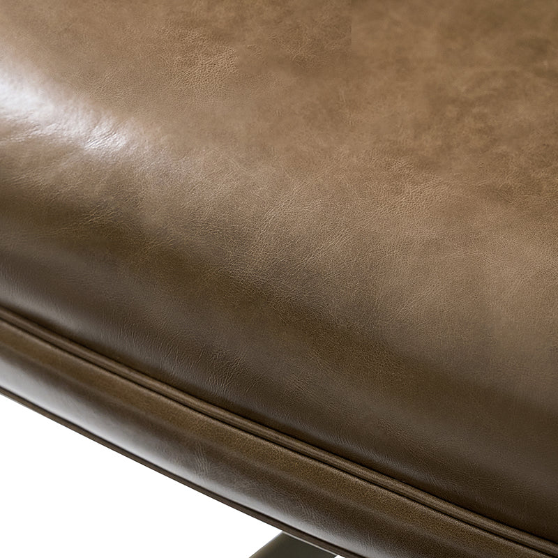 Adrian Hand-Rubbed Oil-Wax Leather Wingback Office Chair