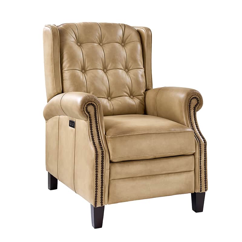 Ruben Buttery Leather Power Recliner
