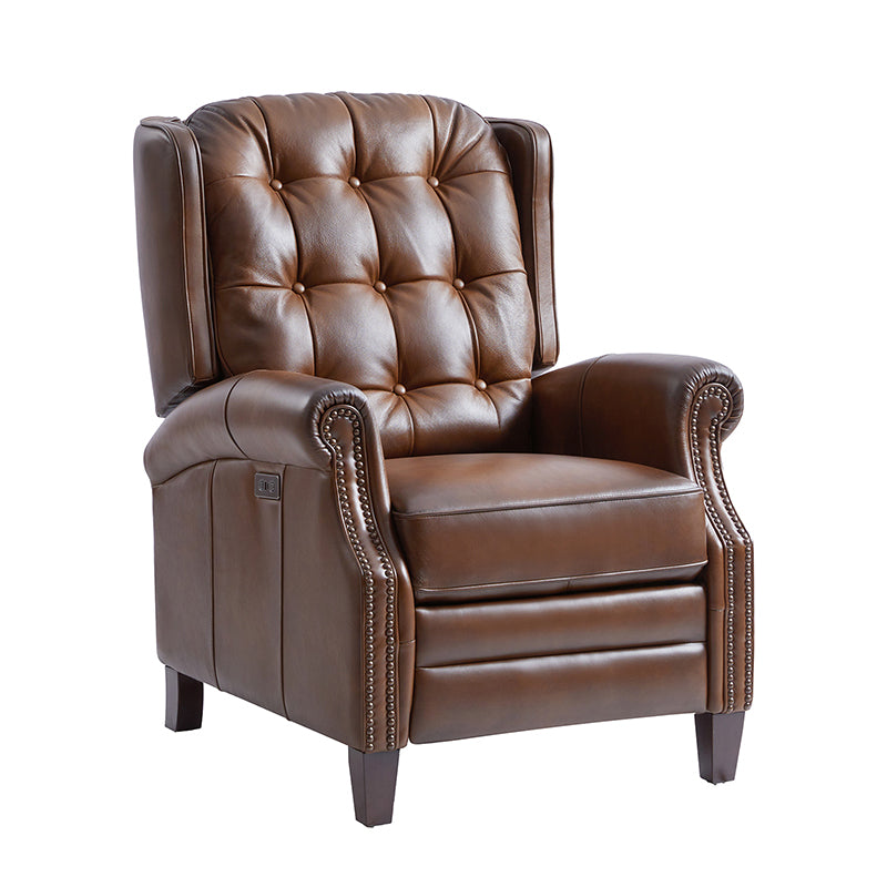 Ruben Buttery Leather Power Recliner