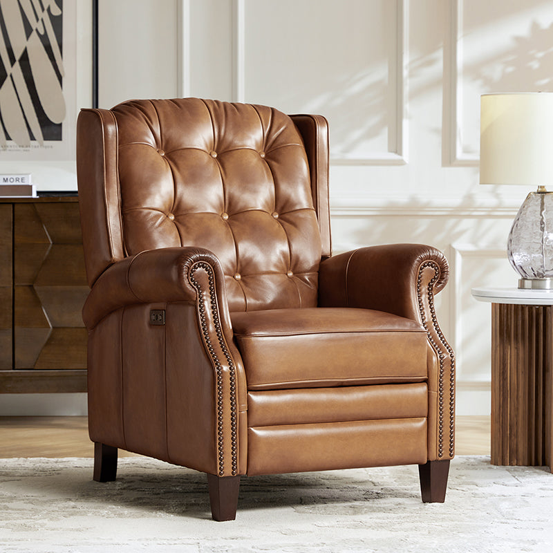 Ruben Buttery Leather Power Recliner