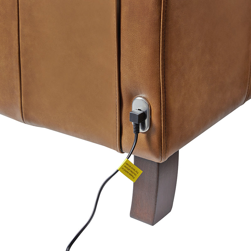 Ruben Buttery Leather Power Recliner