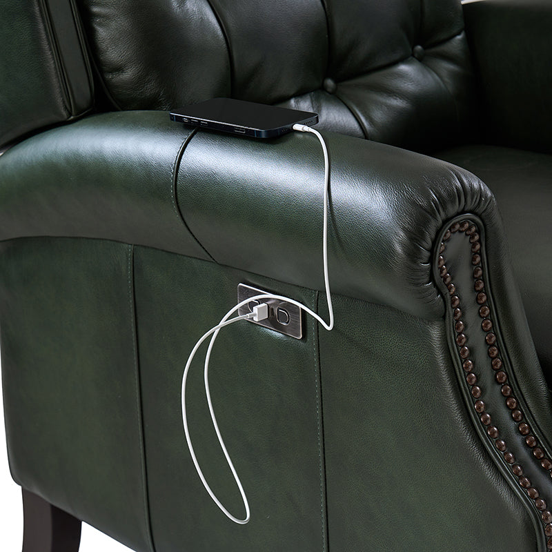 Ruben Buttery Leather Power Recliner