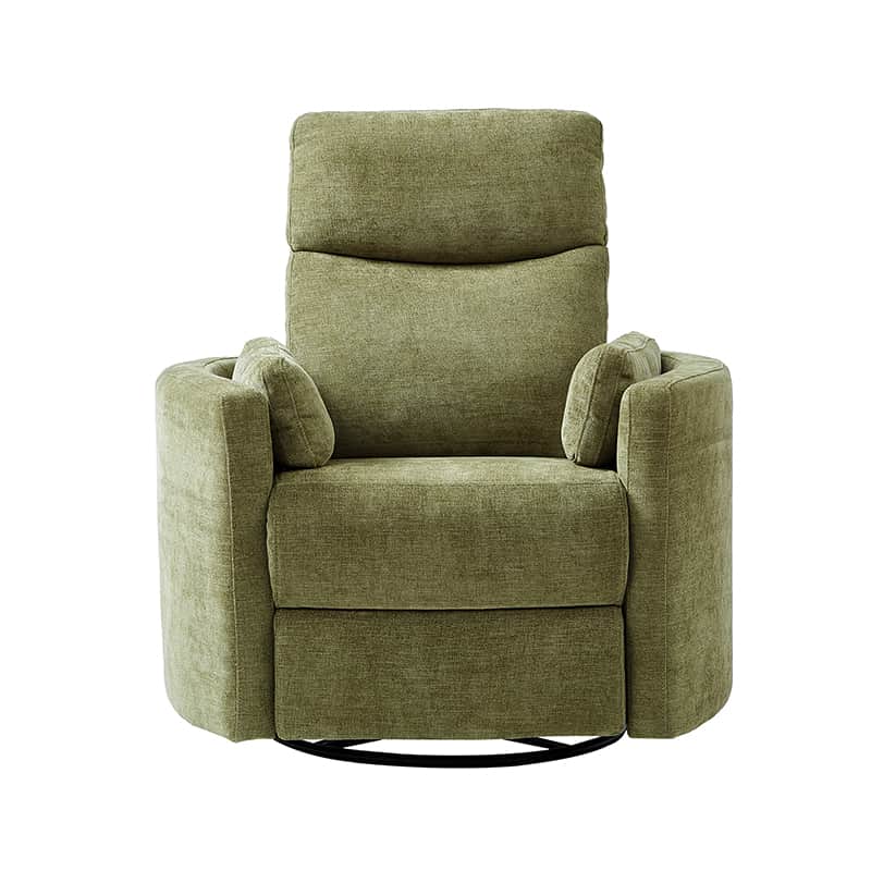 Monica Swivel Rocker Power Recliner with Movable Pillows(Optional Types)