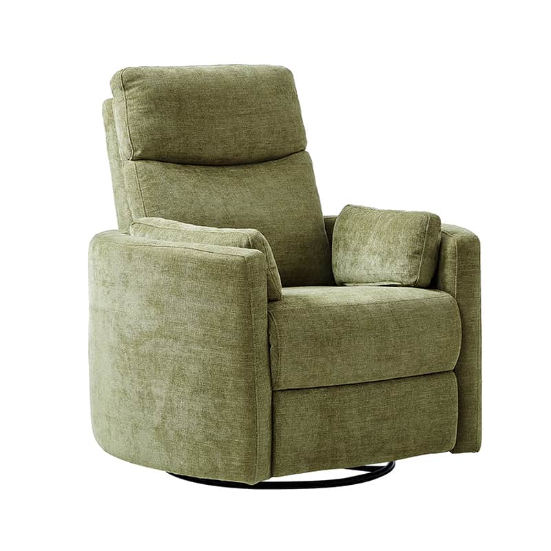 Monica Swivel Rocker Power Recliner with Movable Pillows(Optional Types)