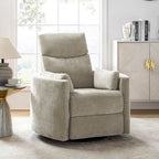 Monica Swivel Rocker Power Recliner with Movable Pillows(Optional Types)