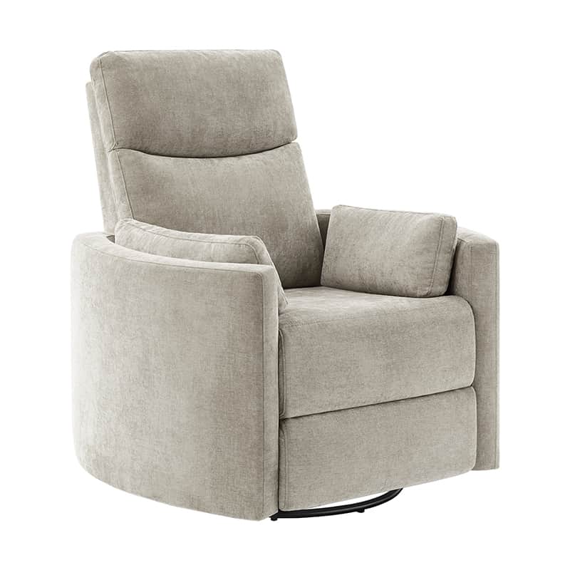 Monica Swivel Rocker Power Recliner with Movable Pillows(Optional Types)