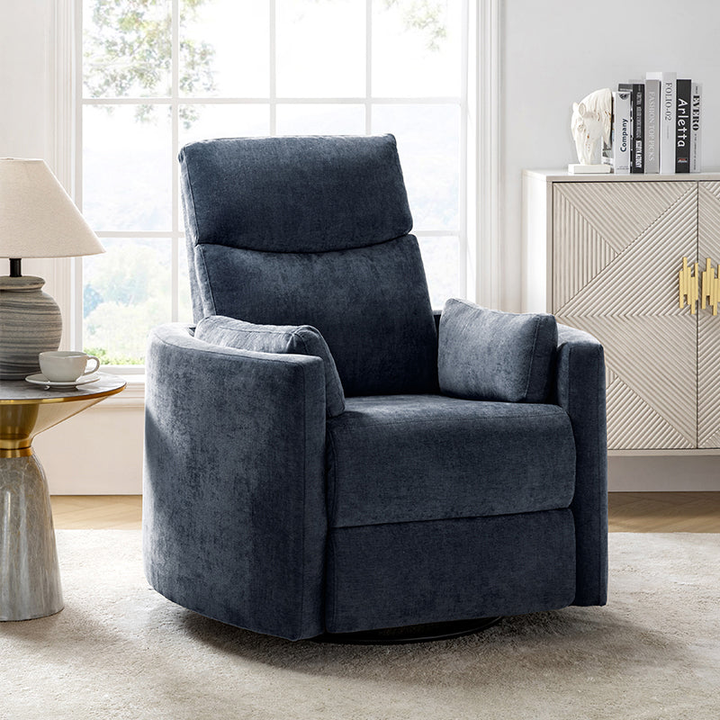 Monica Swivel Rocker Power Recliner with Movable Pillows(Optional Types)