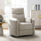 Monica Swivel Rocker Power Recliner with Movable Pillows(Optional Types)