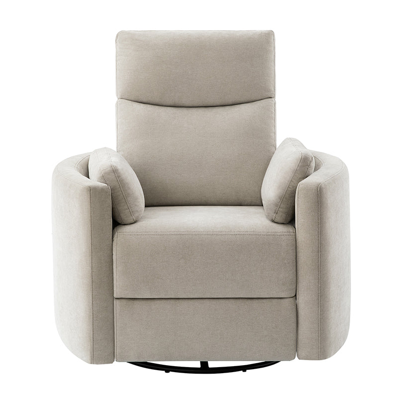 Monica Swivel Rocker Power Recliner with Movable Pillows(Optional Types)