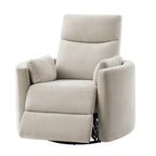 Monica Swivel Rocker Power Recliner with Movable Pillows(Optional Types)