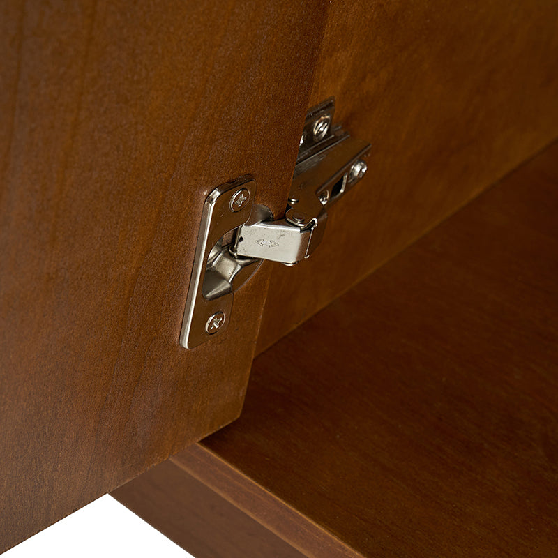 Marcos 60 Wide Mid-century Geometric Patterns Sideboard with Solid Wood Legs