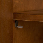 Marcos 60 Wide Mid-century Geometric Patterns Sideboard with Solid Wood Legs