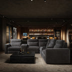 EliteNest Smart Reclining Theater Sofa with Speaker